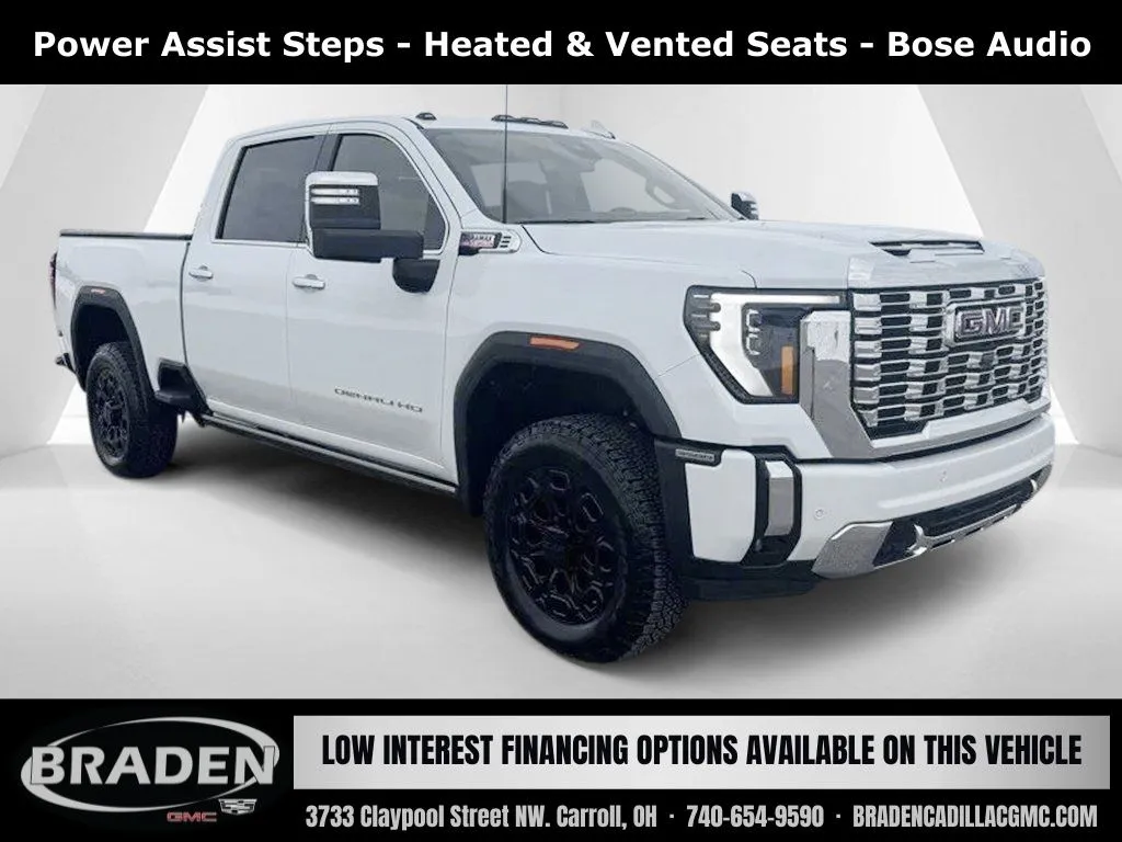 White 2026 GMC Sierra 3500HD Denali for sale in Carroll, OH