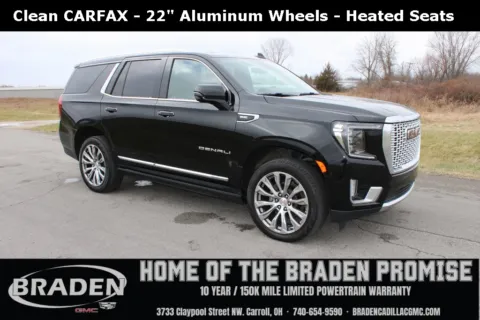 Black 2021 GMC Yukon Denali for sale in Carroll, OH