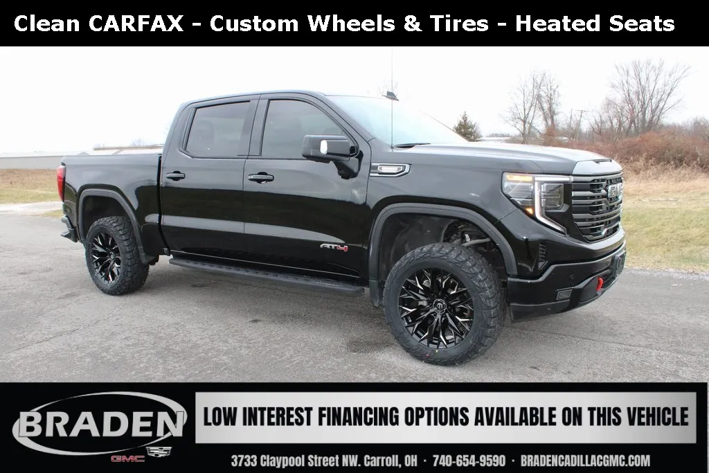 Black 2024 GMC Sierra 1500 AT4 for sale in Carroll, OH