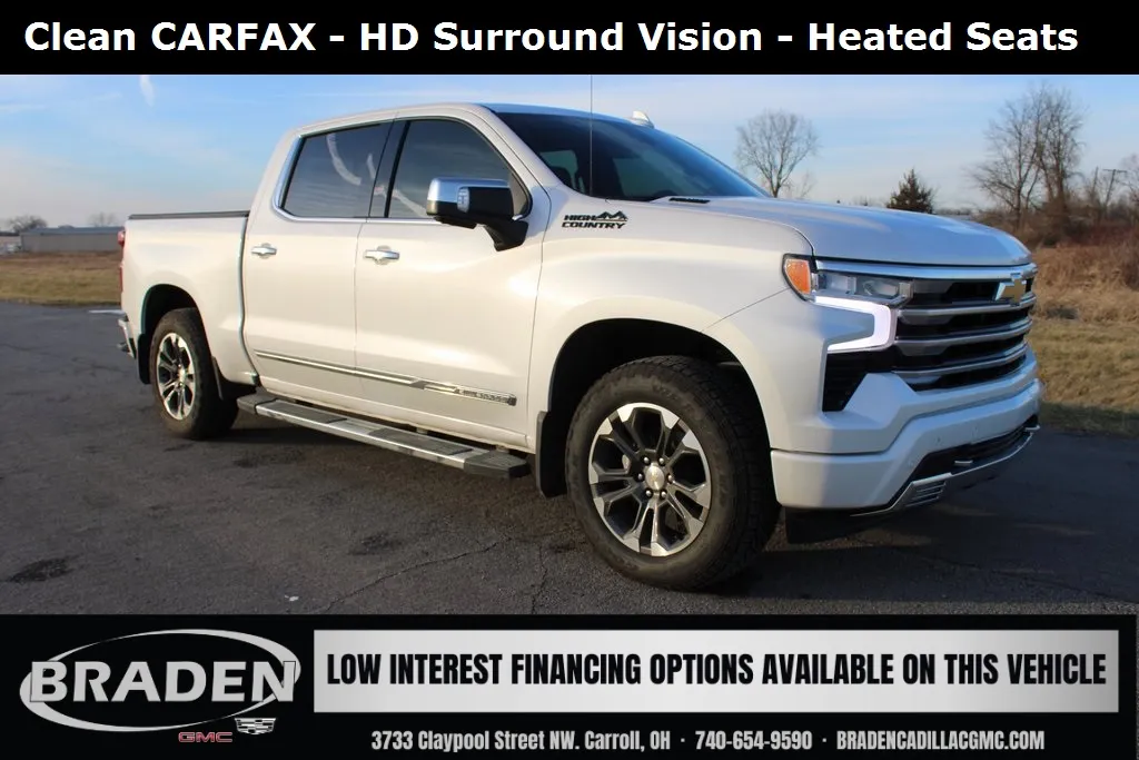 White 2025 Chevrolet Silverado 1500 High Country for sale in Carroll, OH