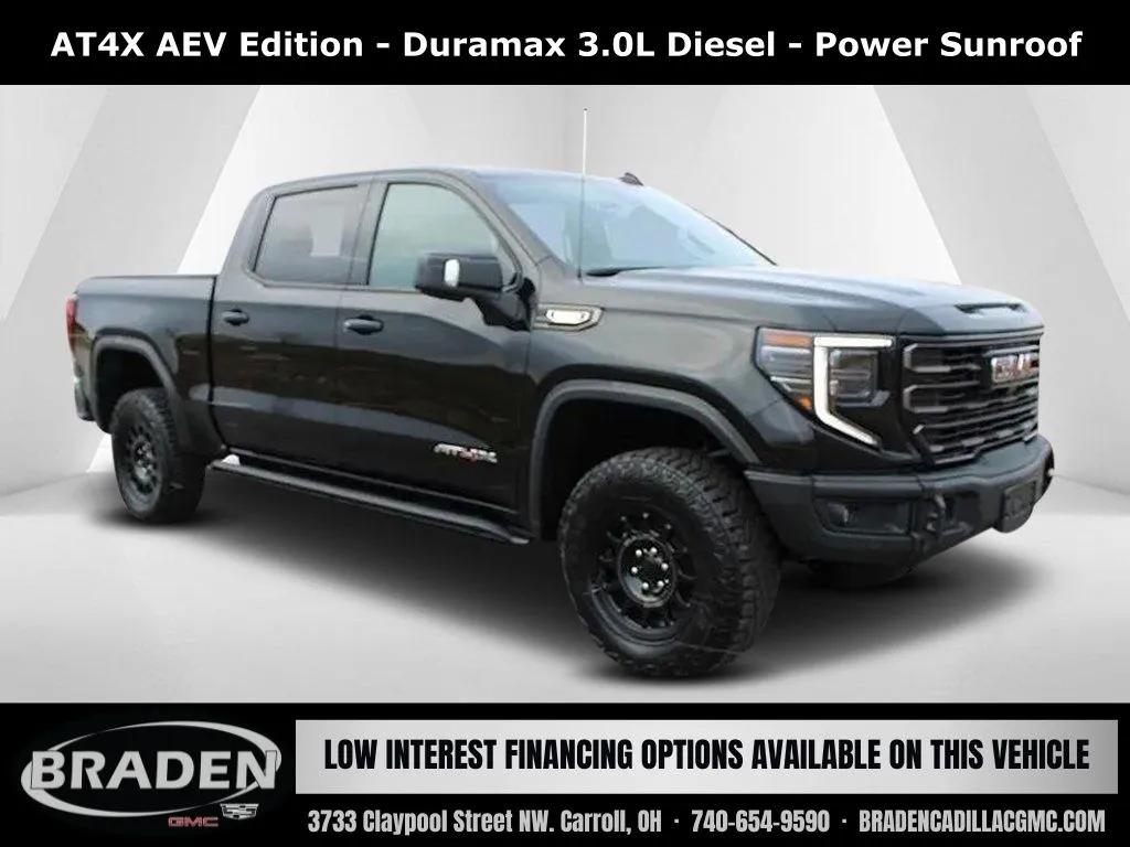 Black 2026 GMC Sierra 1500 AT4X for sale in Carroll, OH