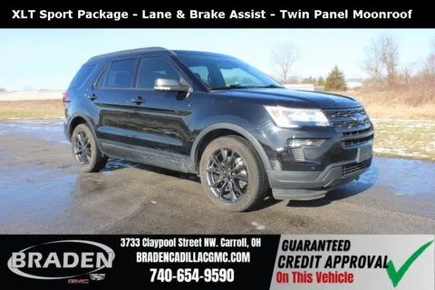 Black 2019 Ford Explorer XLT for sale in Carroll, OH
