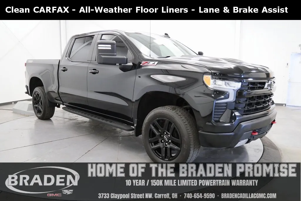 Black 2022 Chevrolet Silverado 1500 LT Trail Boss for sale in Carroll, OH