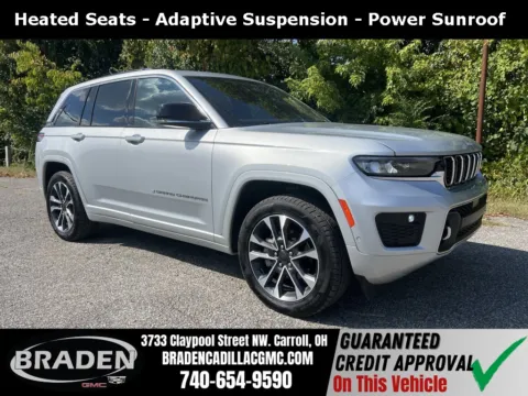 Silver 2022 Jeep Grand Cherokee Overland for sale in Carroll, OH