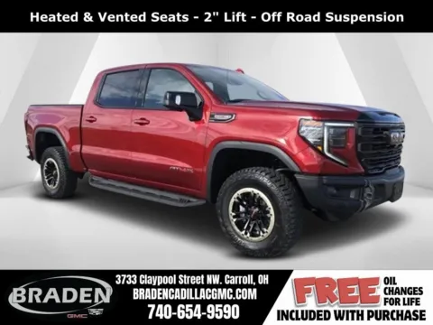 Red 2026 GMC Sierra 1500 AT4X for sale in Carroll, OH