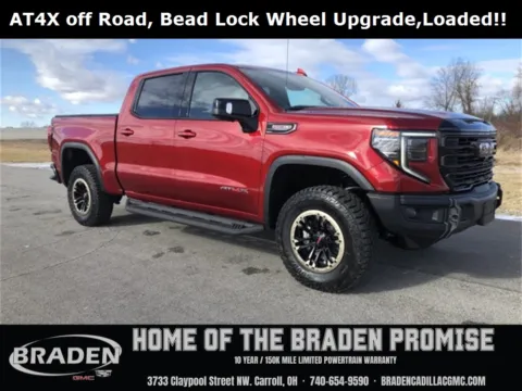 Red 2026 GMC Sierra 1500 AT4X for sale in Carroll, OH