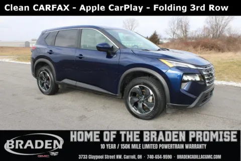 Blue 2024 Nissan Rogue SV for sale in Carroll, OH