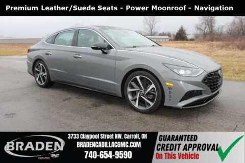 Gray 2023 Hyundai Sonata SEL Plus for sale in Carroll, OH