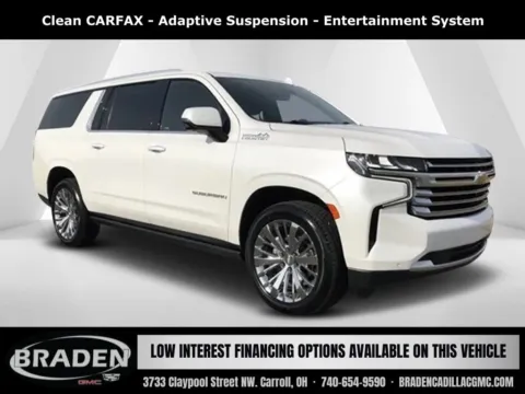 White 2021 Chevrolet Suburban High Country for sale in Carroll, OH