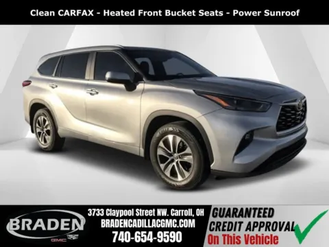 Silver 2023 Toyota Highlander XLE for sale in Carroll, OH