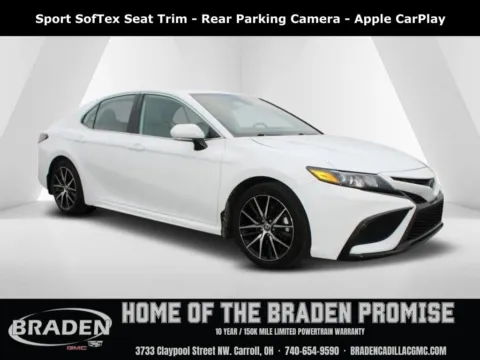 White 2023 Toyota Camry Hybrid SE for sale in Carroll, OH