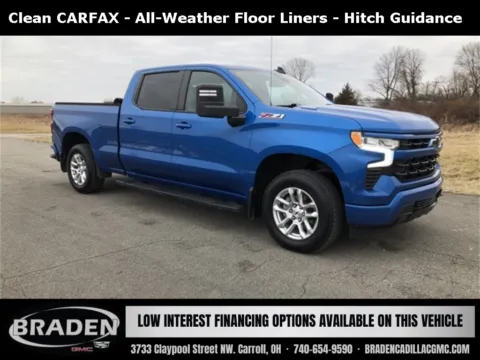 Blue 2023 Chevrolet Silverado 1500 RST for sale in Carroll, OH
