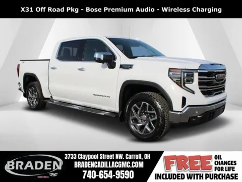 White 2026 GMC Sierra 1500 SLT for sale in Carroll, OH
