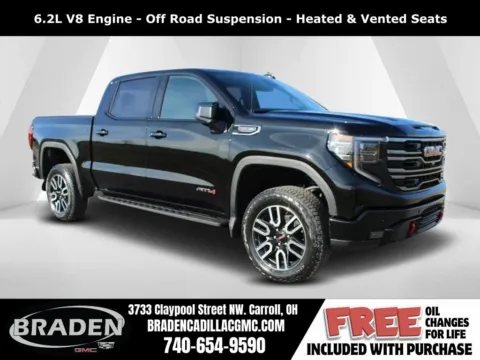 Black 2026 GMC Sierra 1500 AT4 for sale in Carroll, OH