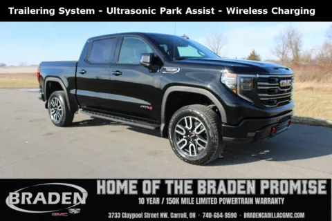 Black 2026 GMC Sierra 1500 AT4 for sale in Carroll, OH
