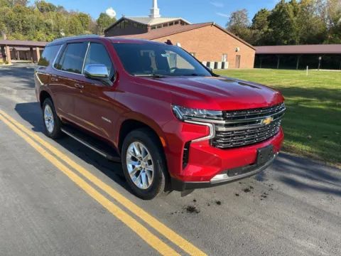 Red 2021 Chevrolet Tahoe Premier for sale in Carroll, OH