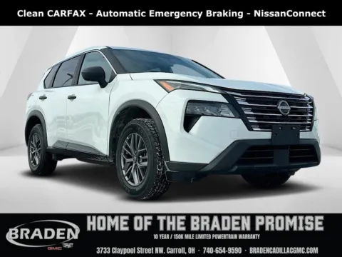 White 2024 Nissan Rogue S for sale in Carroll, OH