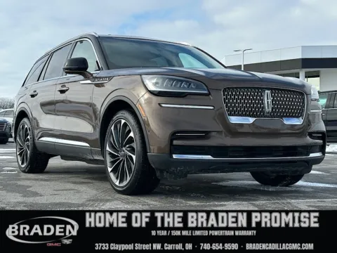 Brown 2022 Lincoln Aviator Reserve for sale in Carroll, OH