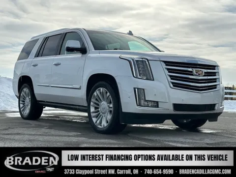 White 2020 Cadillac Escalade Platinum Edition for sale in Carroll, OH