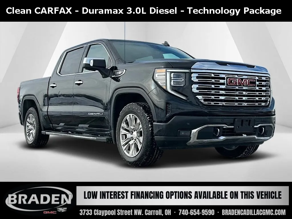 Black 2023 GMC Sierra 1500 Denali for sale in Carroll, OH