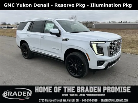 White 2026 GMC Yukon Denali for sale in Carroll, OH