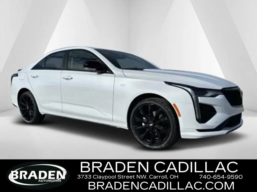 White 2026 Cadillac CT4 Premium Luxury for sale in Carroll, OH
