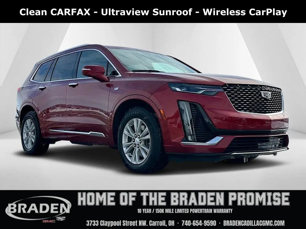 Red 2022 Cadillac XT6 Luxury for sale in Carroll, OH
