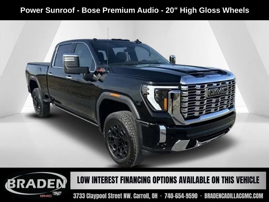 Black 2026 GMC Sierra 3500 HD Denali for sale in Carroll, OH