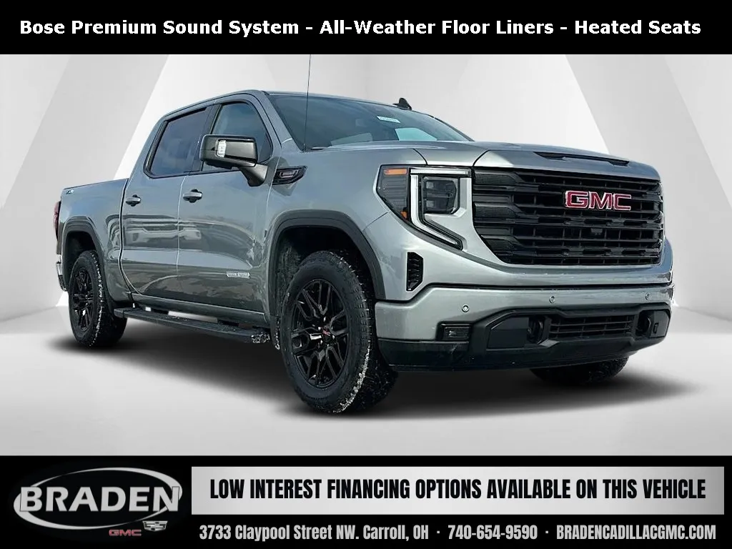 Gray 2026 GMC Sierra 1500 Elevation for sale in Carroll, OH