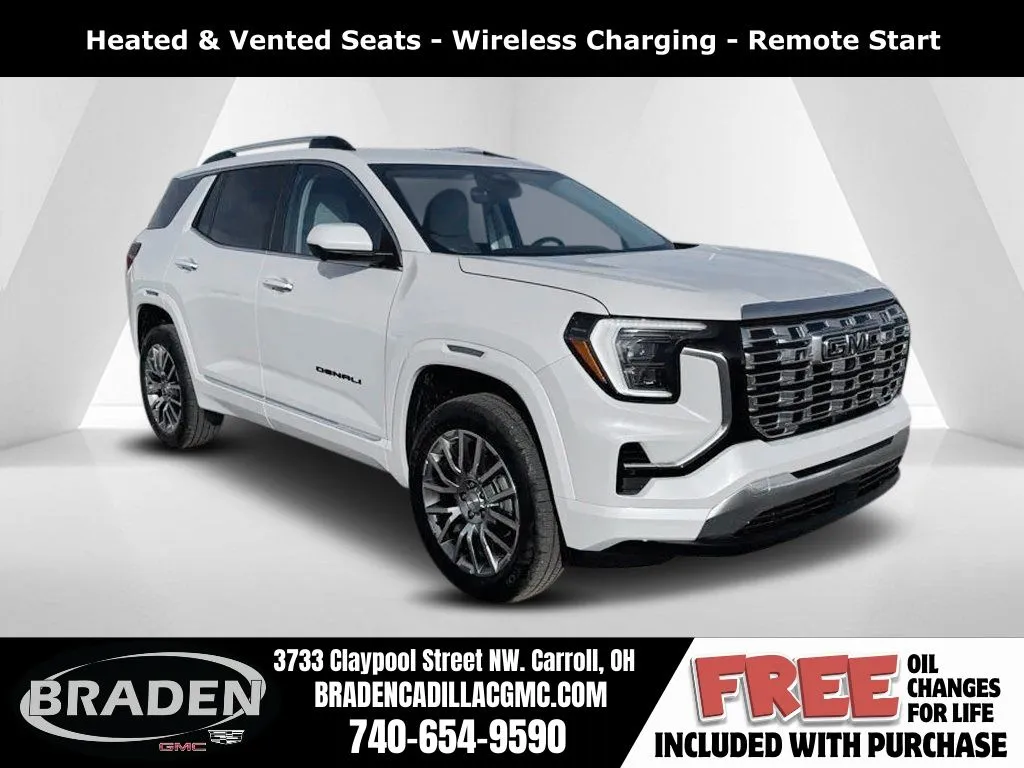 White 2026 GMC Terrain Denali for sale in Carroll, OH