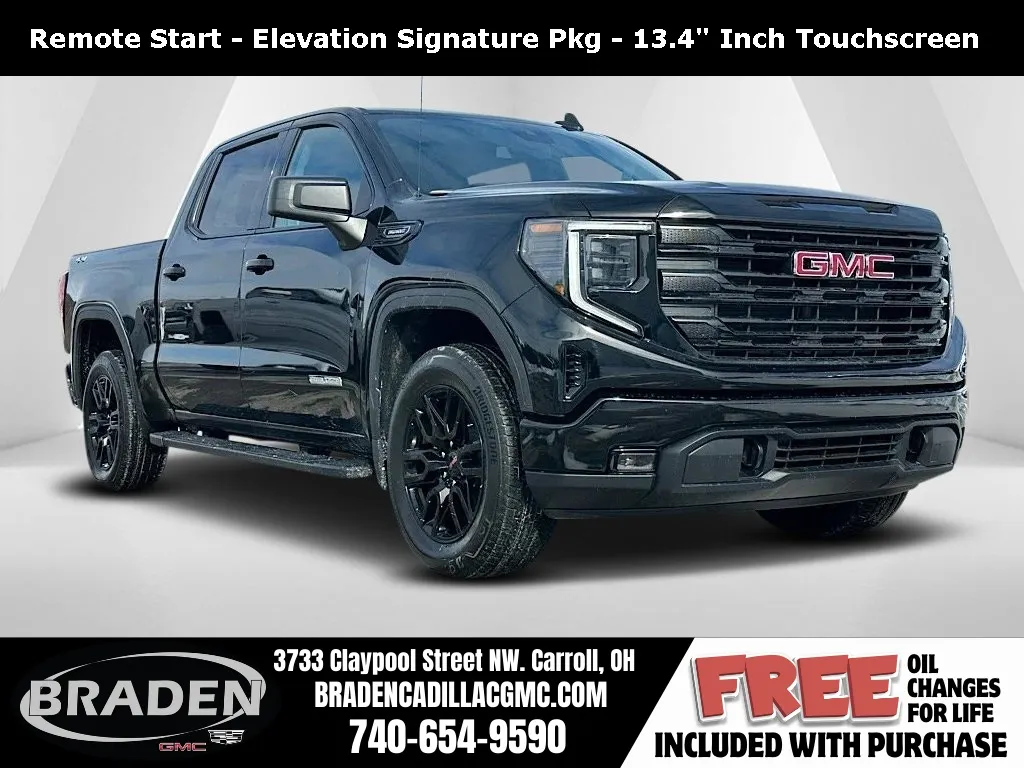 Black 2026 GMC Sierra 1500 Elevation for sale in Carroll, OH