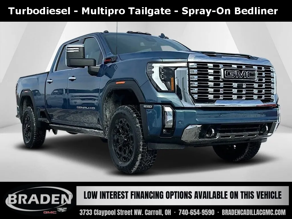 Blue 2026 GMC Sierra 3500HD Denali for sale in Carroll, OH