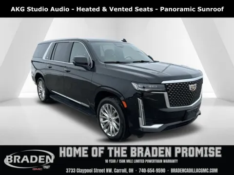 Black 2021 Cadillac Escalade ESV Premium for sale in Carroll, OH