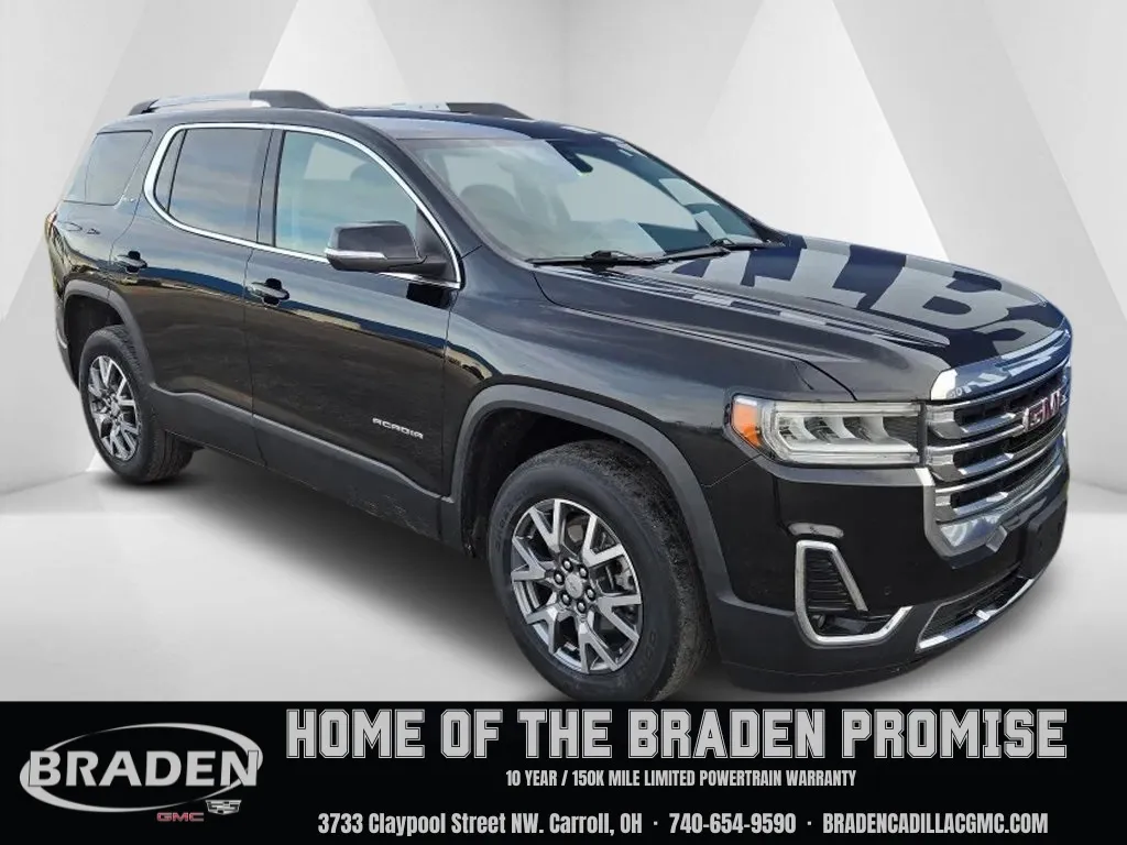 Black 2022 GMC Acadia SLT for sale in Carroll, OH