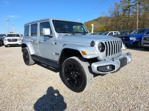 Silver 2022 Jeep Wrangler Unlimited Sahara High Altitude for sale in Carroll, OH