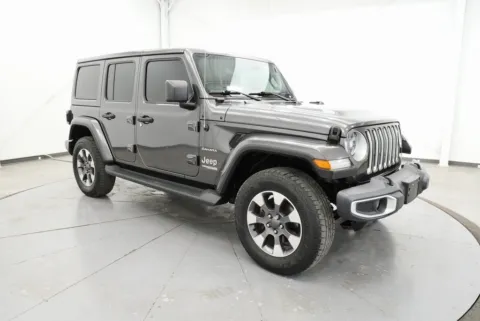 Gray 2021 Jeep Wrangler Unlimited Sahara for sale in Carroll, OH