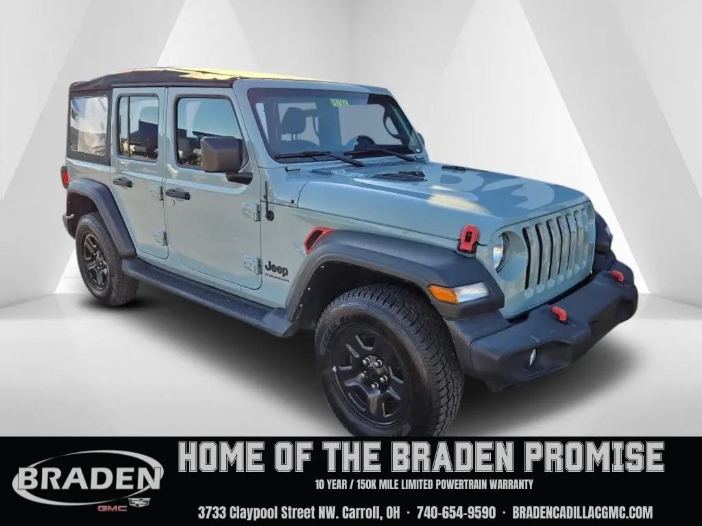 Gray 2023 Jeep Wrangler Sport for sale in Carroll, OH