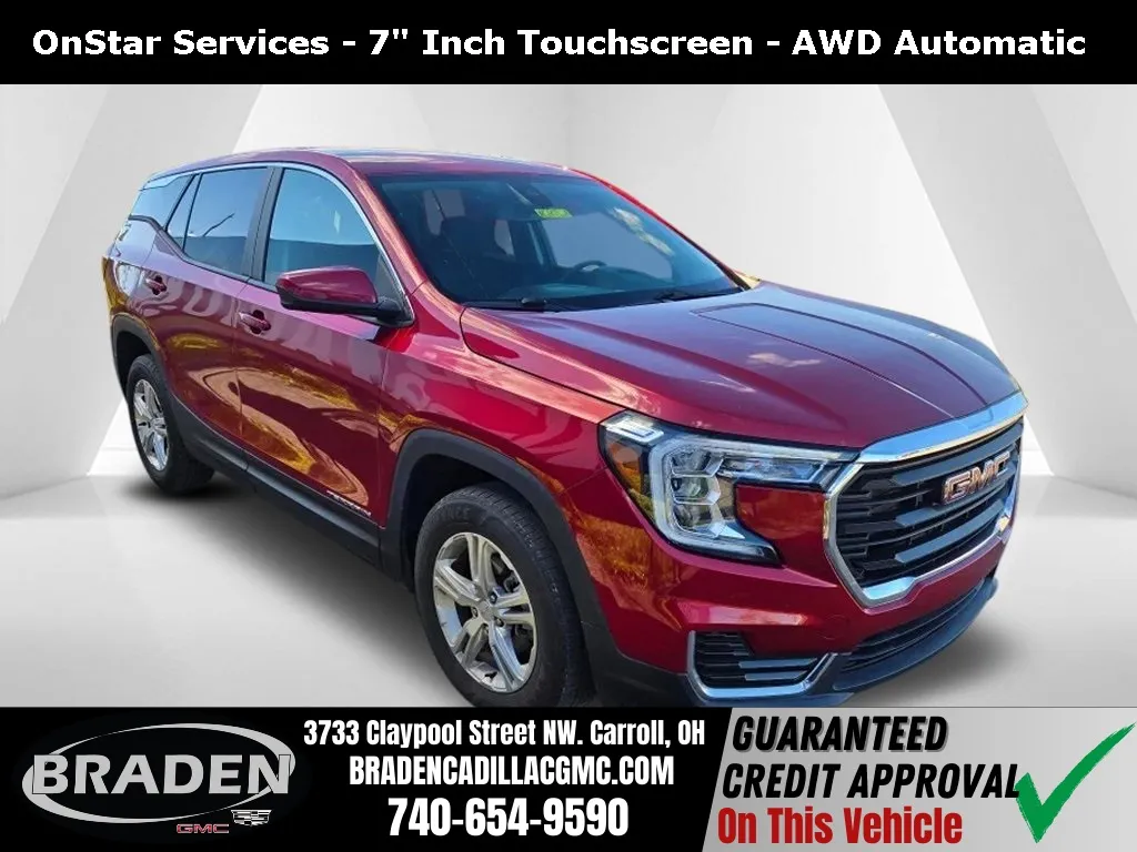Red 2022 GMC Terrain SLE for sale in Carroll, OH