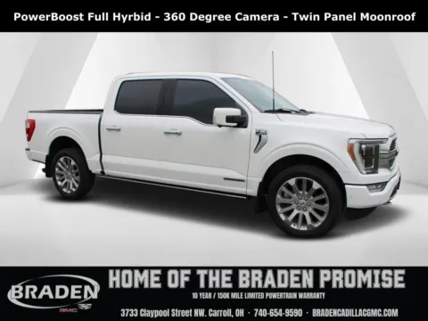 White 2021 Ford F-150 Limited for sale in Carroll, OH