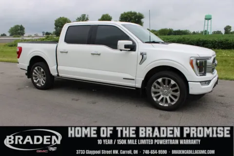 White 2021 Ford F-150 Limited for sale in Carroll, OH
