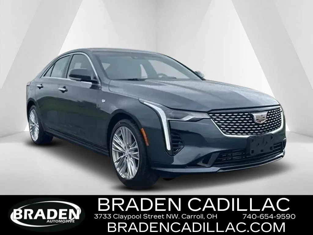 Blue 2025 Cadillac CT4 Premium Luxury for sale in Carroll, OH