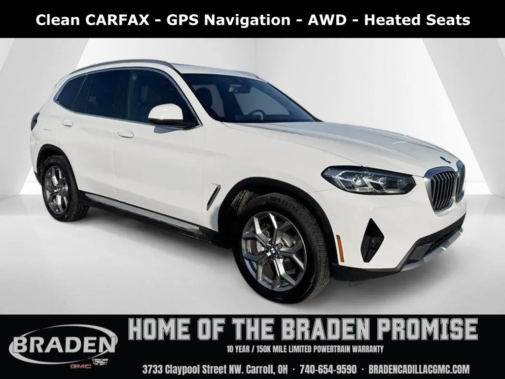 White 2024 BMW X3 xDrive30i for sale in Carroll, OH