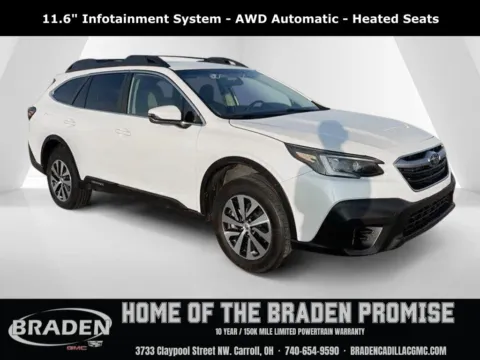 White 2022 Subaru Outback Premium for sale in Carroll, OH