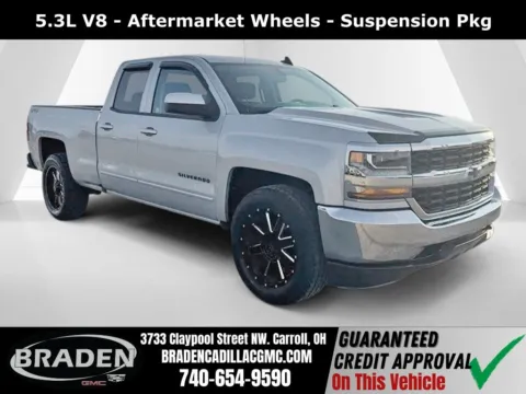 Silver 2018 Chevrolet Silverado 1500 LT for sale in Carroll, OH