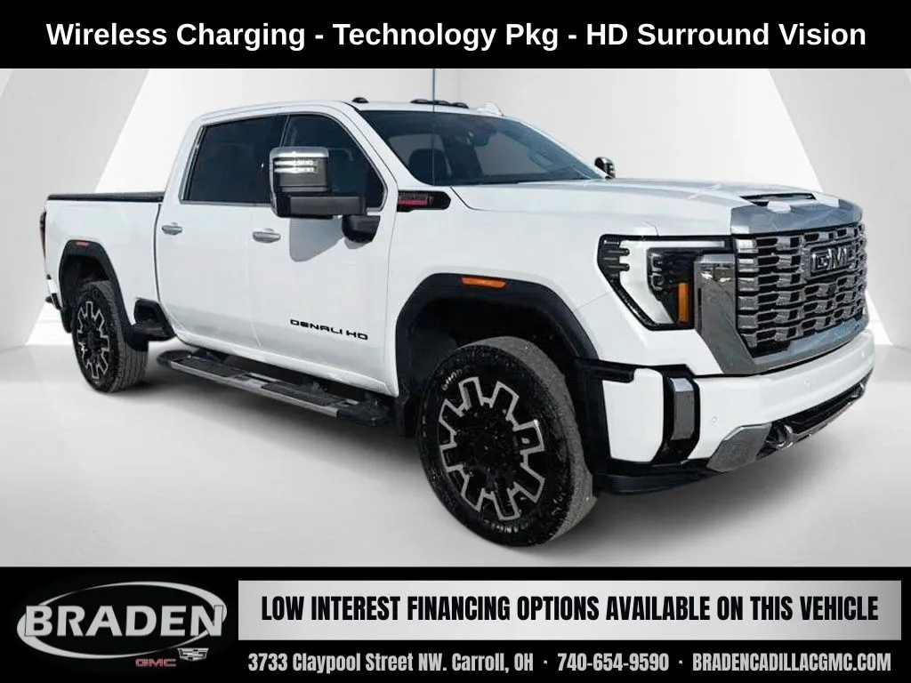 White 2026 GMC Sierra 2500 HD Denali for sale in Carroll, OH