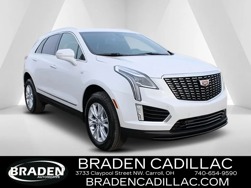 White 2025 Cadillac XT5 Luxury for sale in Carroll, OH