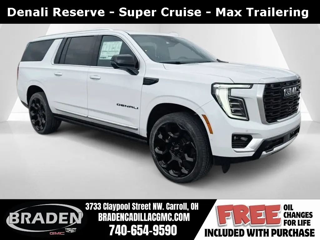 White 2026 GMC Yukon XL Denali for sale in Carroll, OH