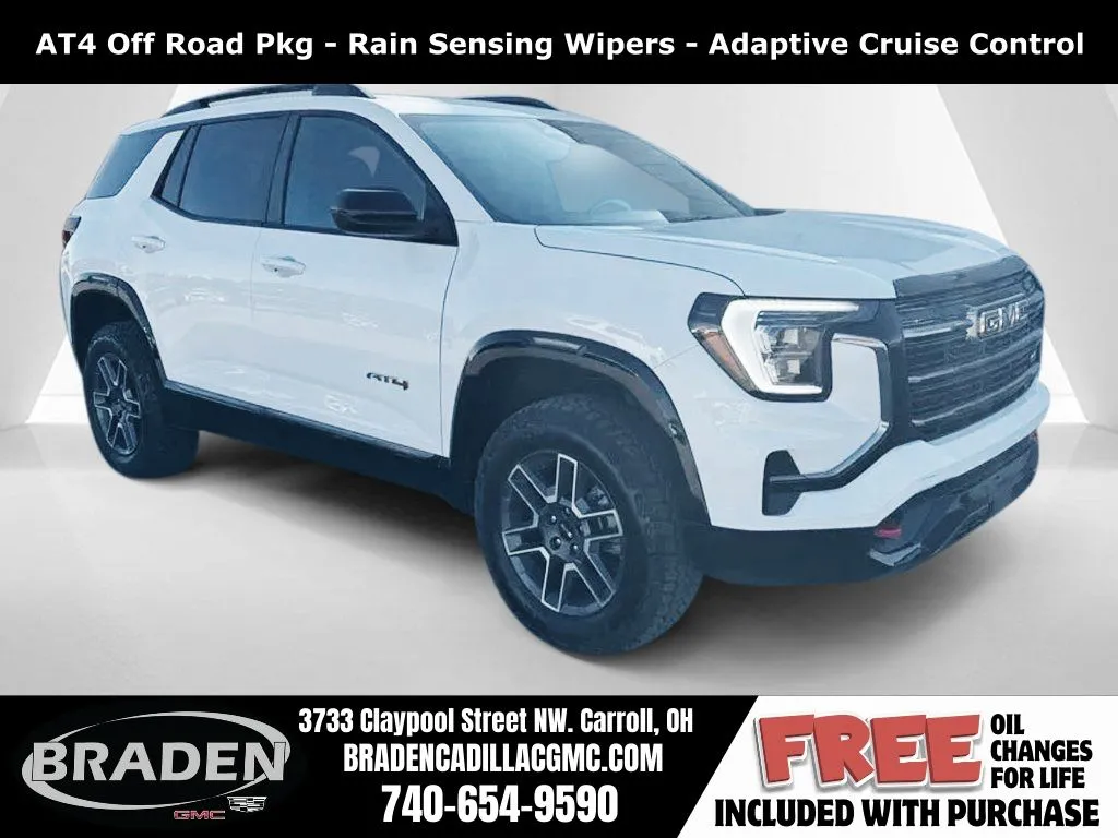 White 2026 GMC Terrain AT4 for sale in Carroll, OH