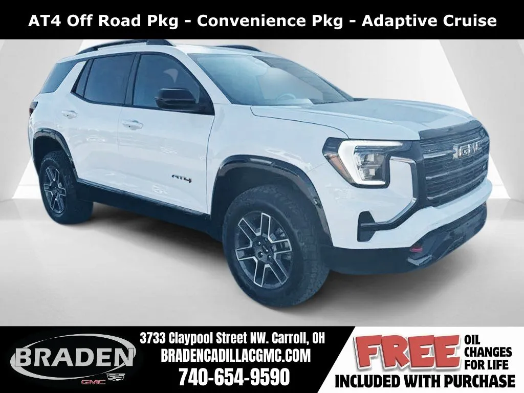 White 2026 GMC Terrain AT4 for sale in Carroll, OH