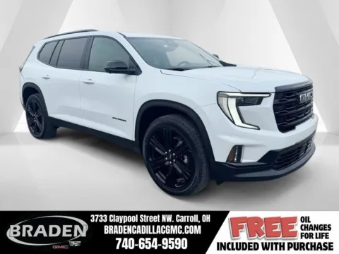 White 2026 GMC Acadia Elevation for sale in Carroll, OH